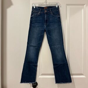 MOTHER Dark Blue Flare Jeans